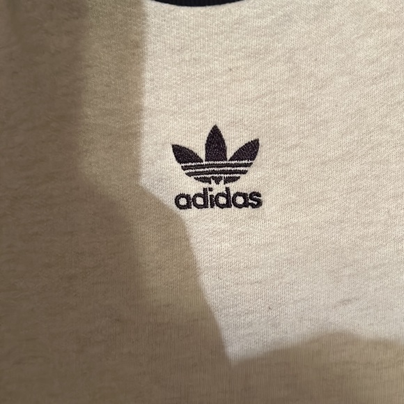 Super rare find, Adidas mock turtle beck, side slits, long sleeve. Size Large. - Picture 5 of 7